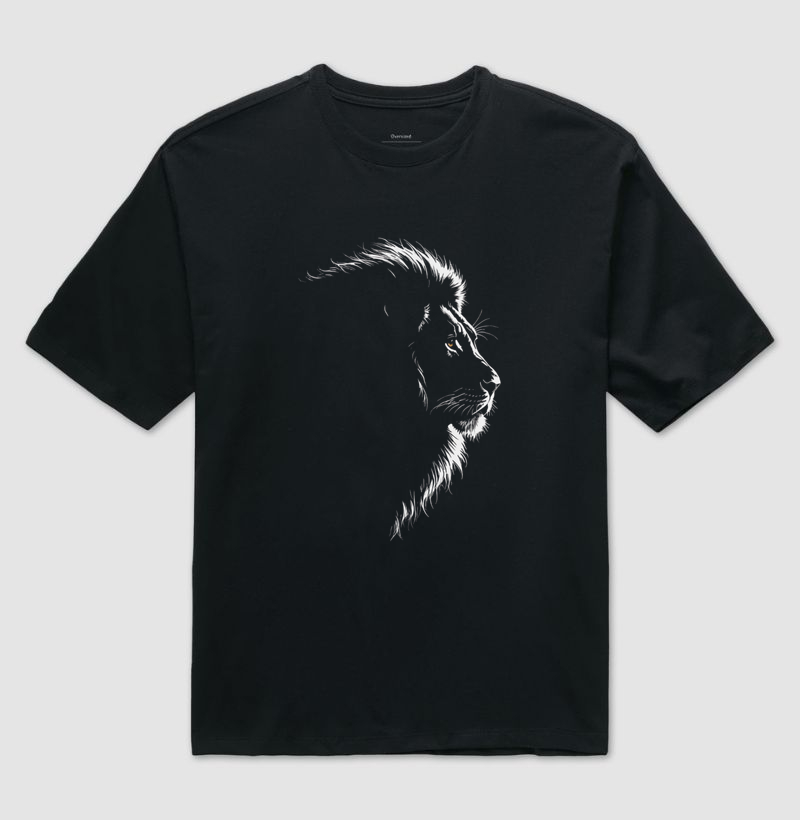 Lion in the dim light