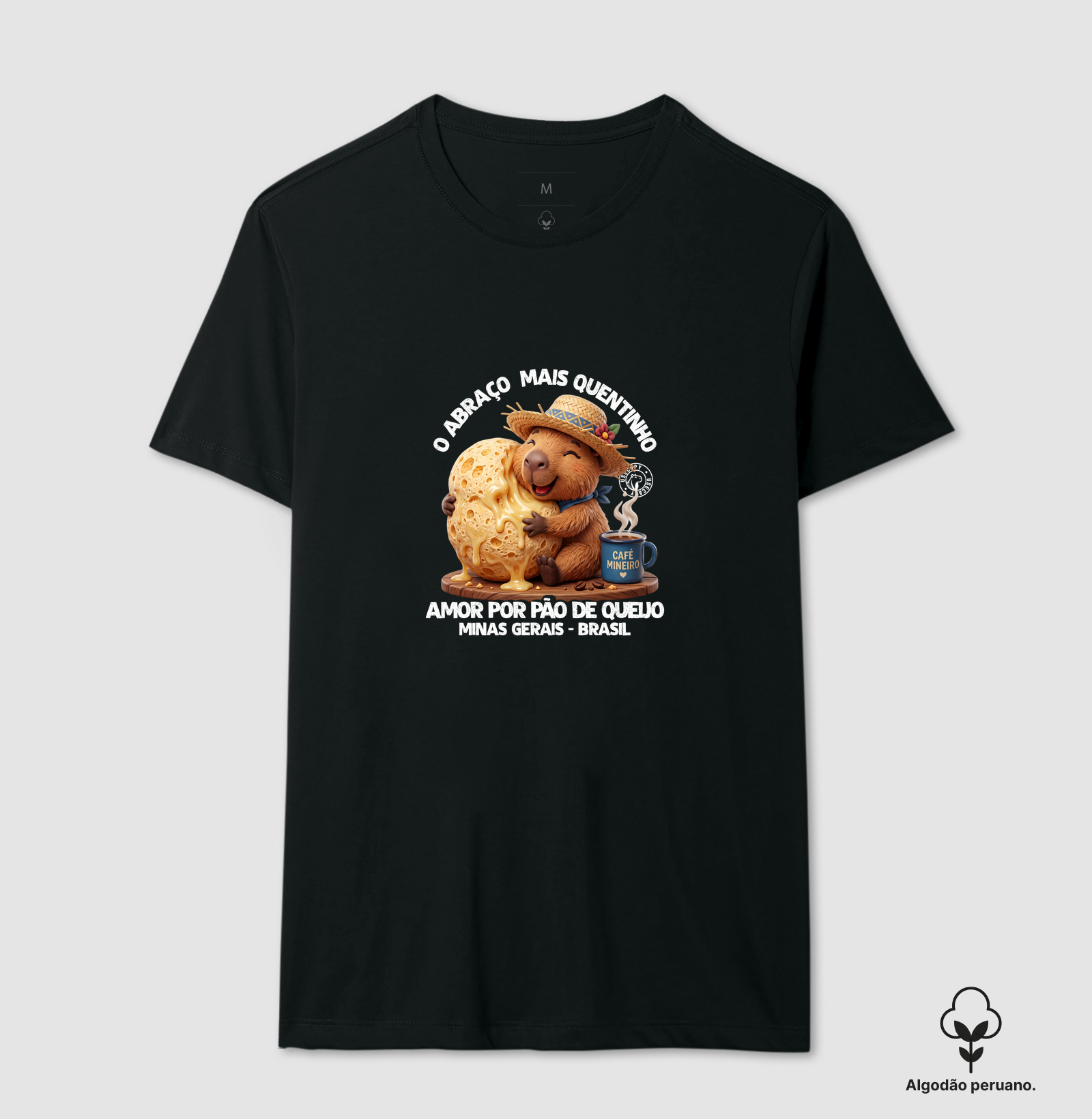 Uai Capy - Camiseta Algodão Peruano