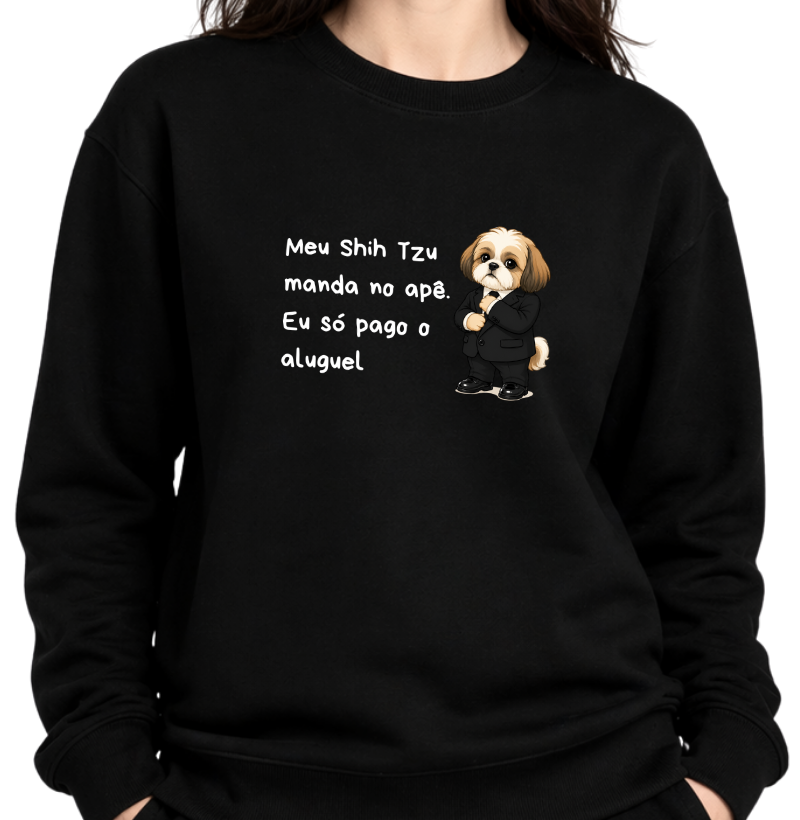 Meu shih tzu manda no apê, eu só pago o aluguel 