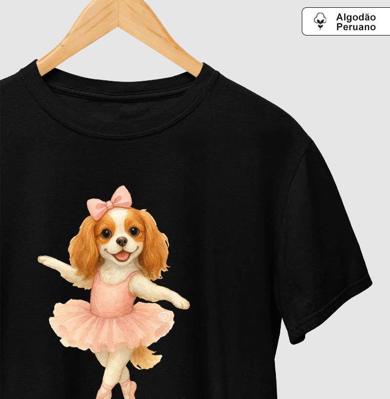 Cavalier Balet - Camiseta Algodão Peruano