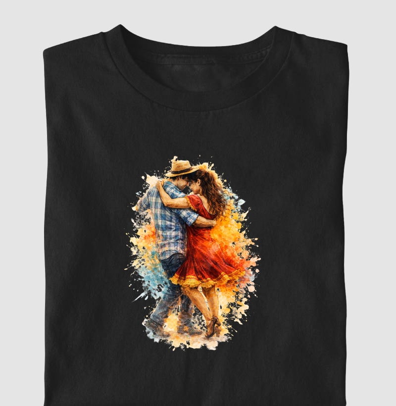 Casal Dançando Forró