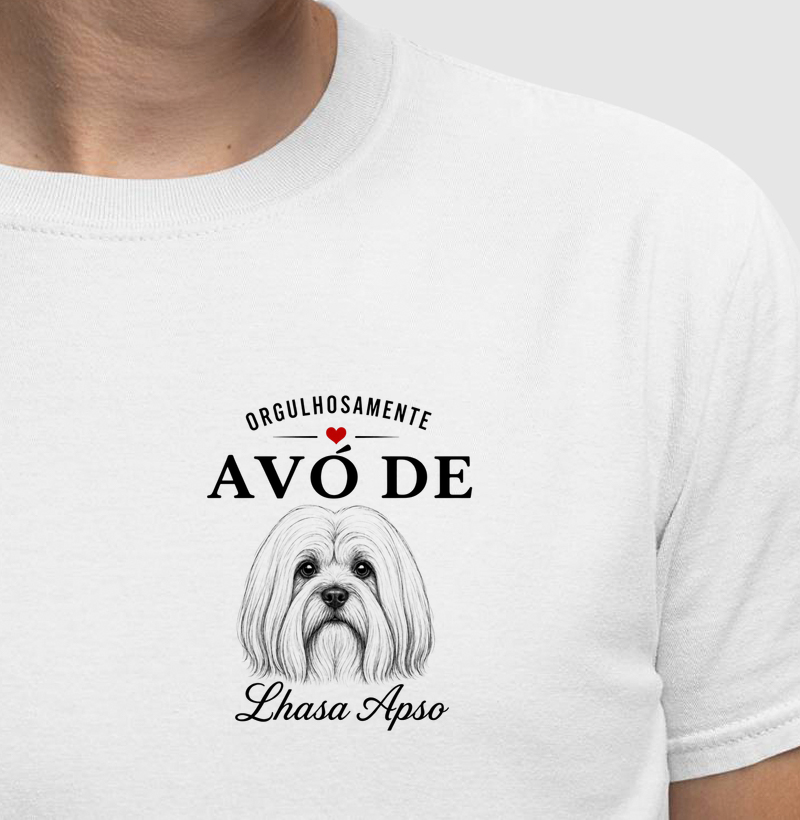Orgulhosamente Avó de Lhasa Apso