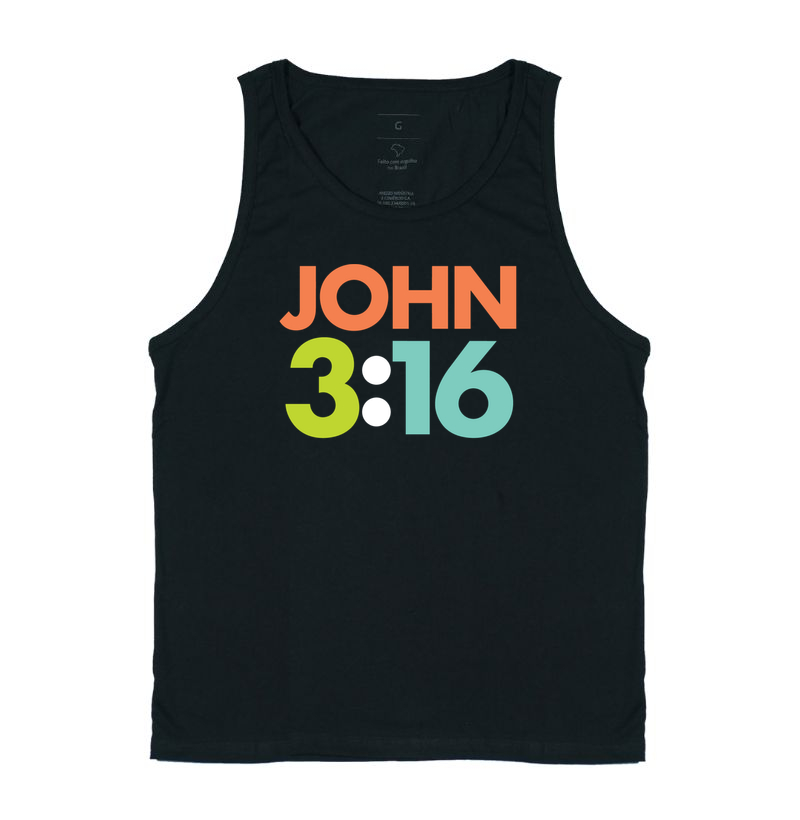 Camiseta Regata John 3:16 - Regata