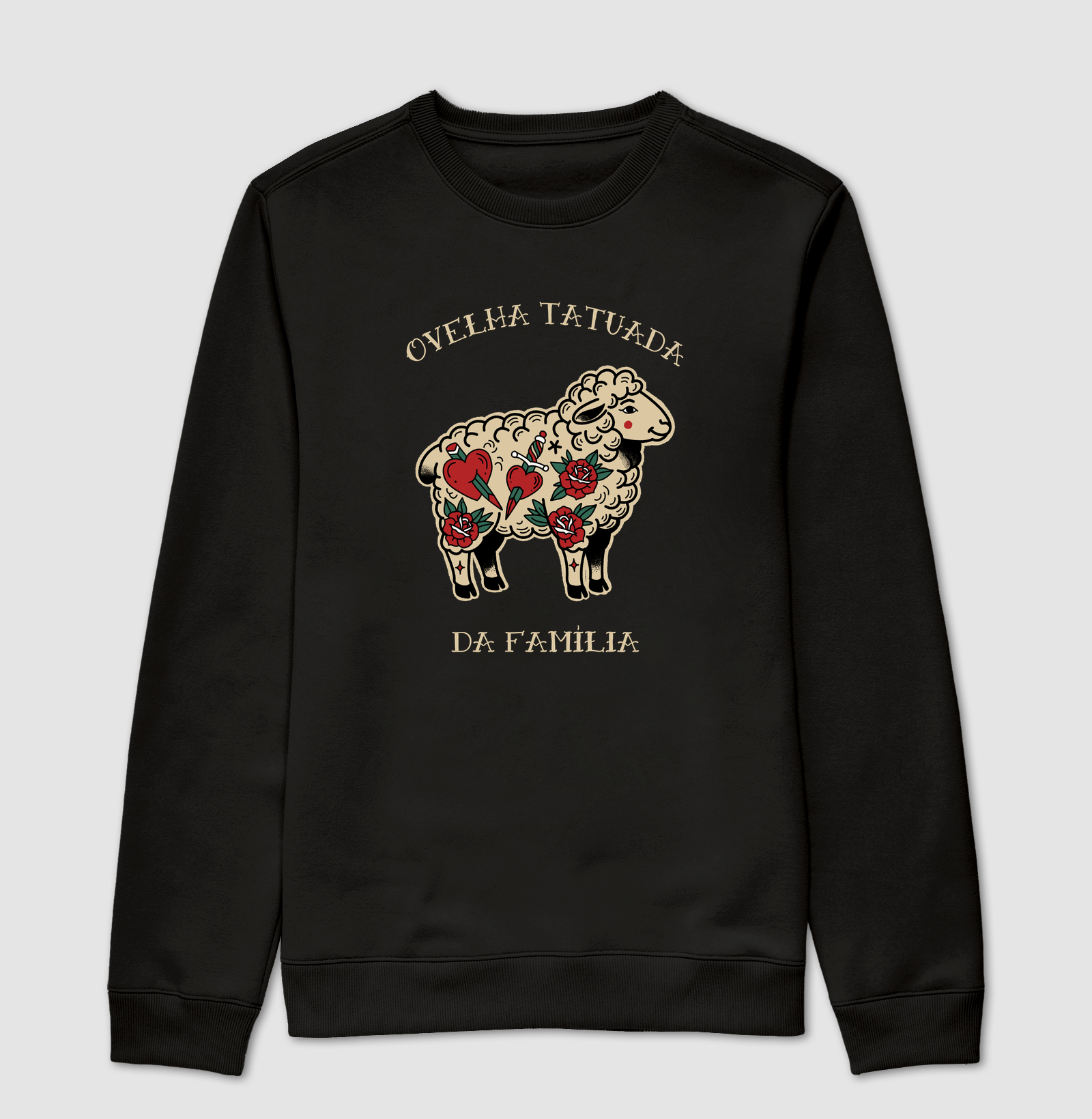 Ovelha Tatuada Da Família