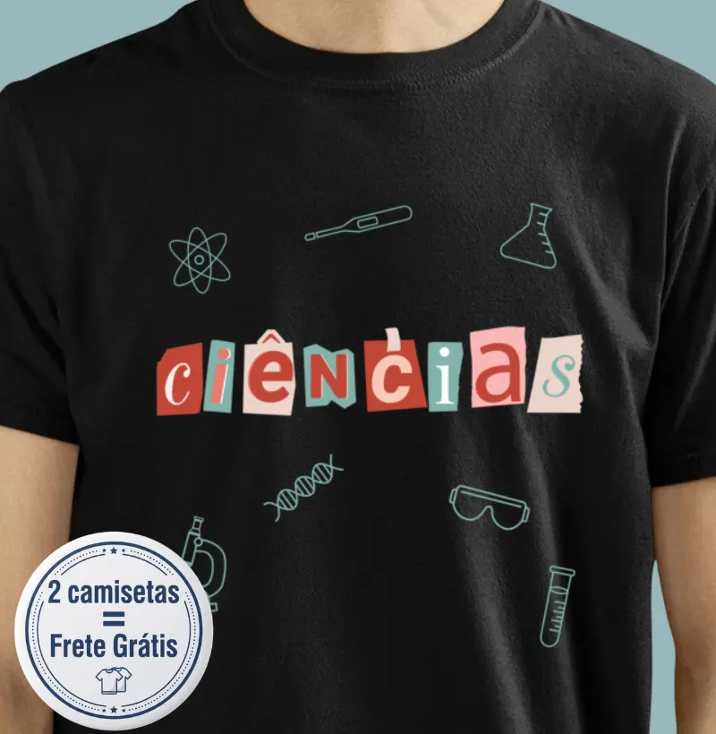 Camiseta Premium Ciências