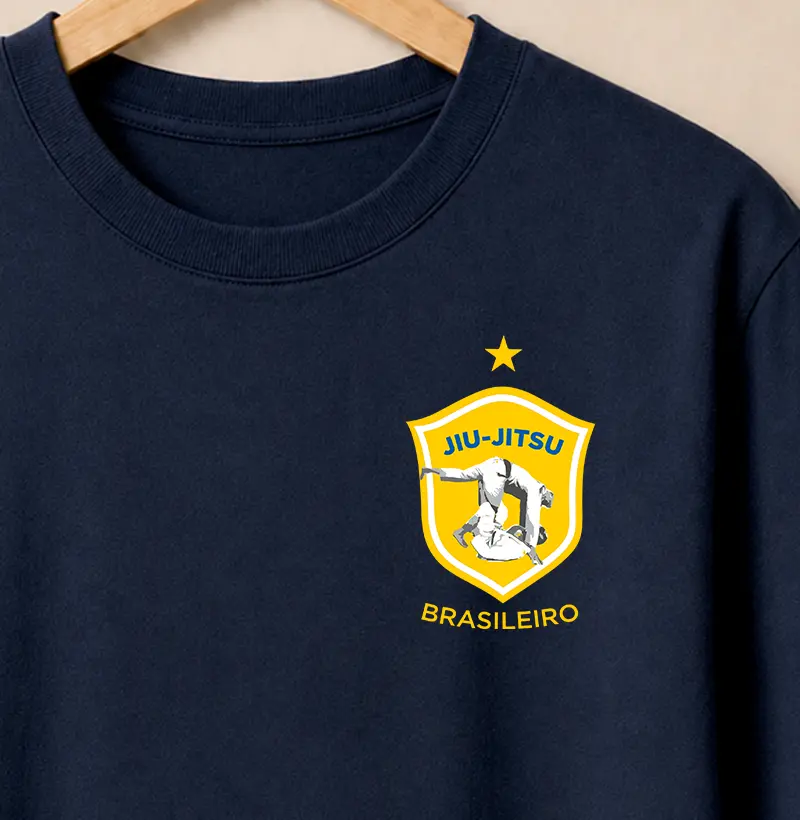 Jiu-jitsu brasileiro escudo - bolso