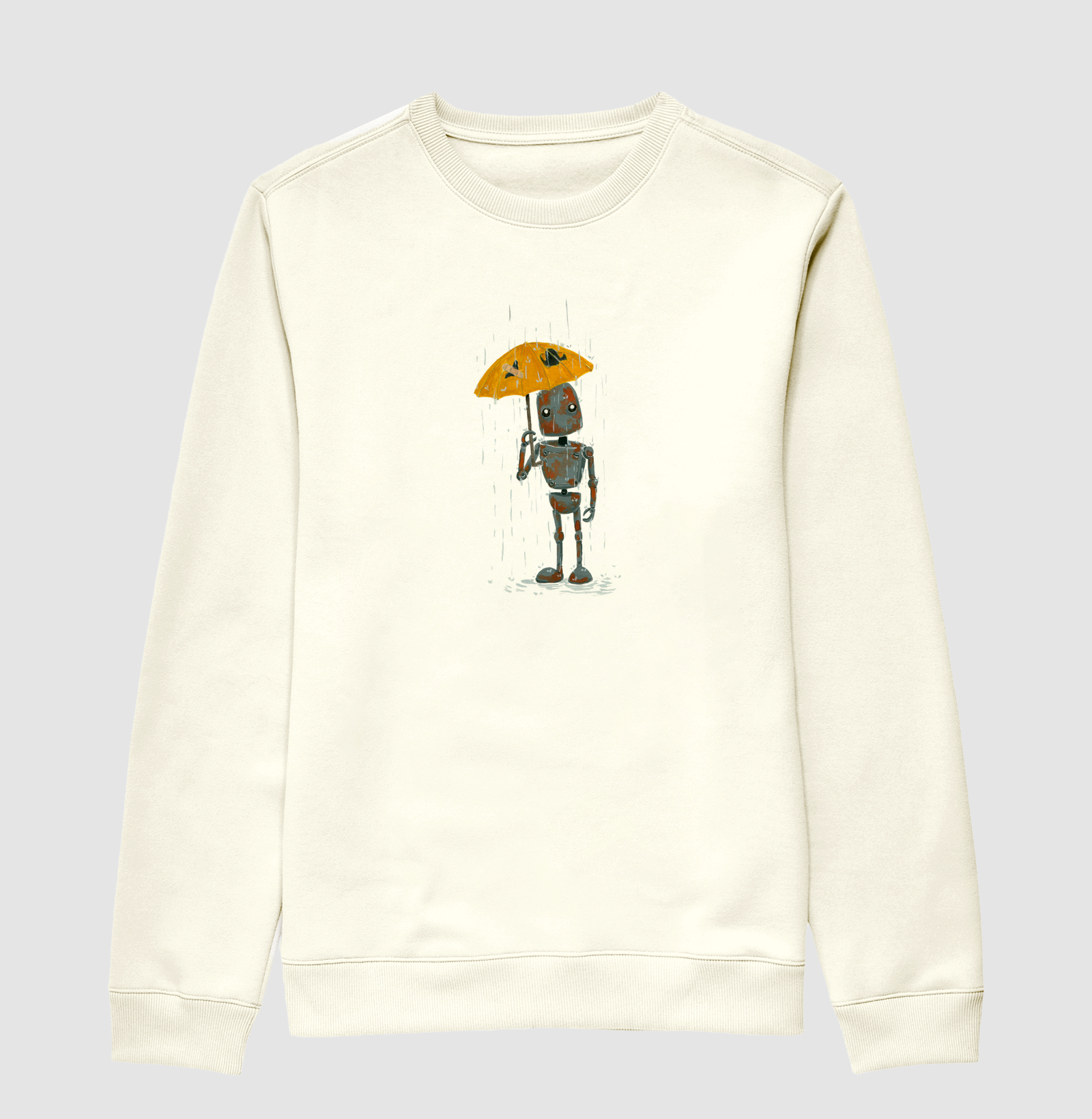 Suéter Slim Robô Enferrujado 