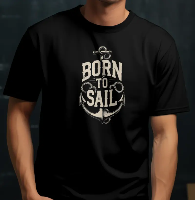 Born To Sail - Algodão 30.1 