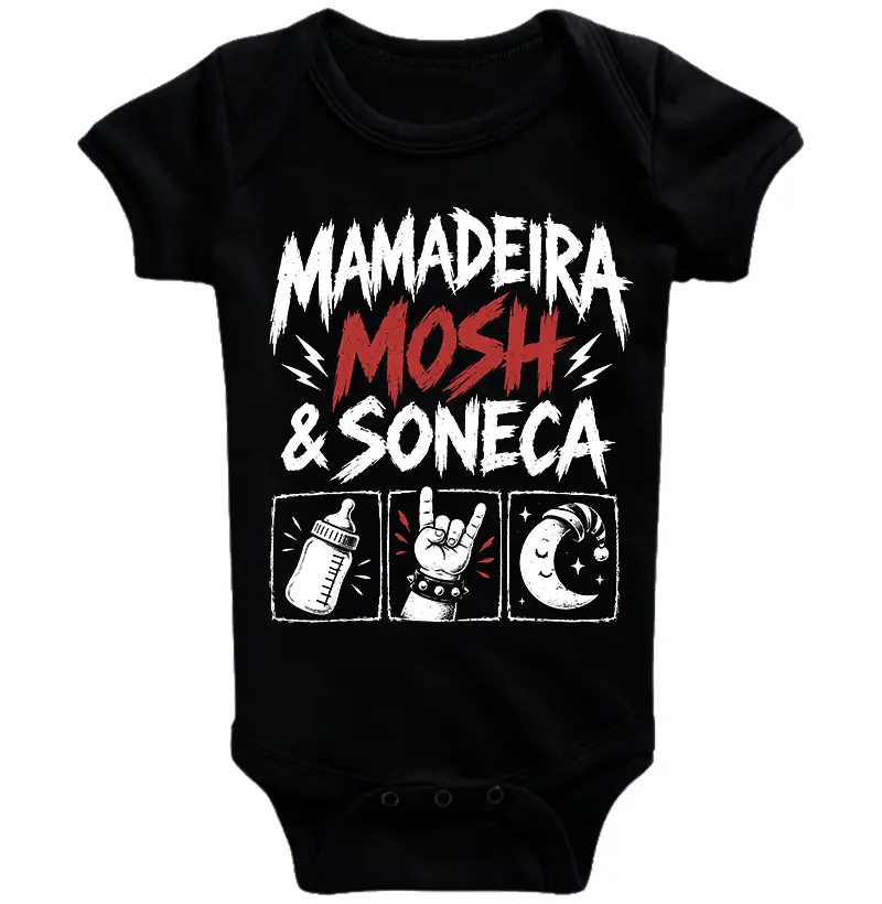 Mamadeira, mosh e soneca