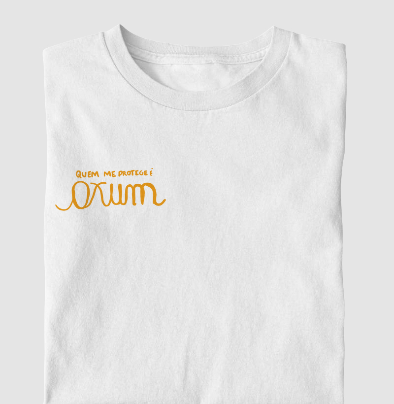 Quem me protege é Oxum - Camisa Orixá Oxum