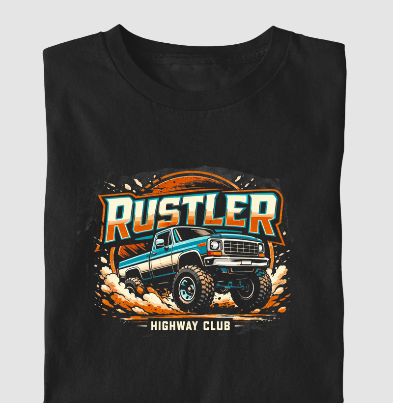 Camiseta Rustler Highway Club – Off Road Vintage Truck