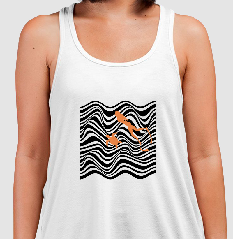 Turtle and freediver