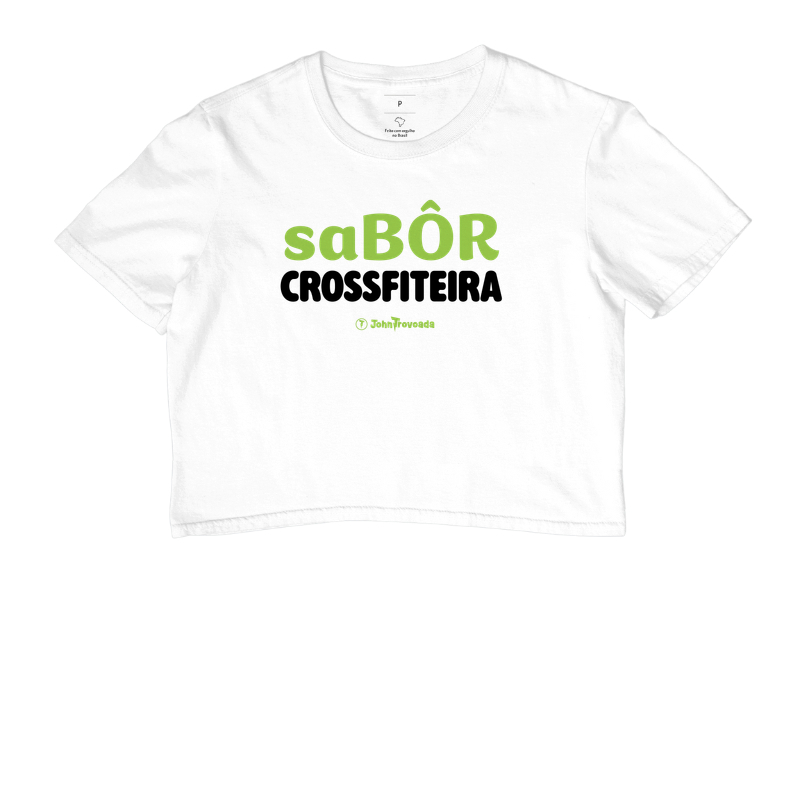 Cropped SaBÔR Crossfiteira 