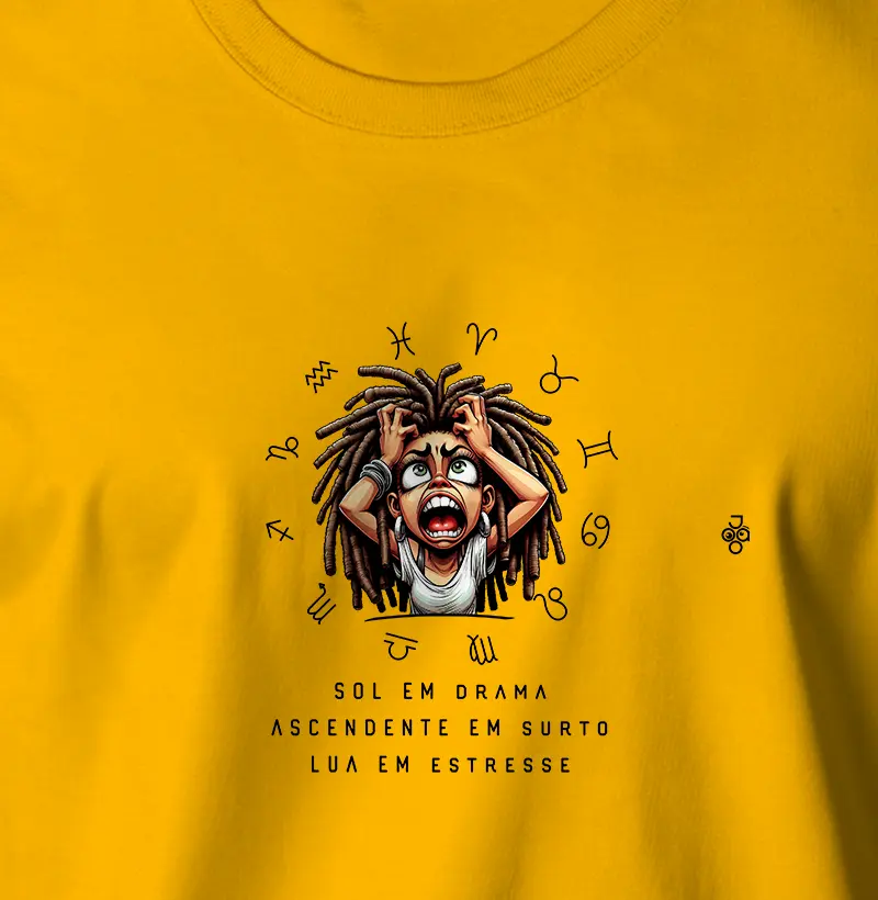 Camiseta Sol em Drama