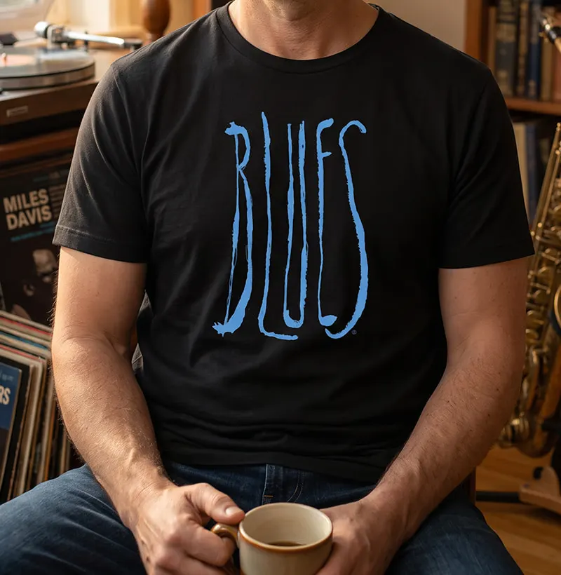 Blues Lettering Art