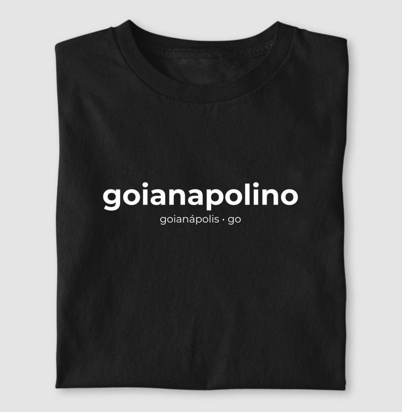 Goianapolino | Gentílico GO - Camiseta