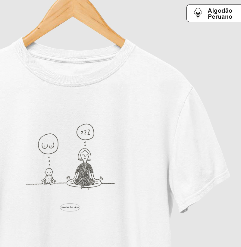 Camiseta Pensamento de mãe, pensamento de bebê