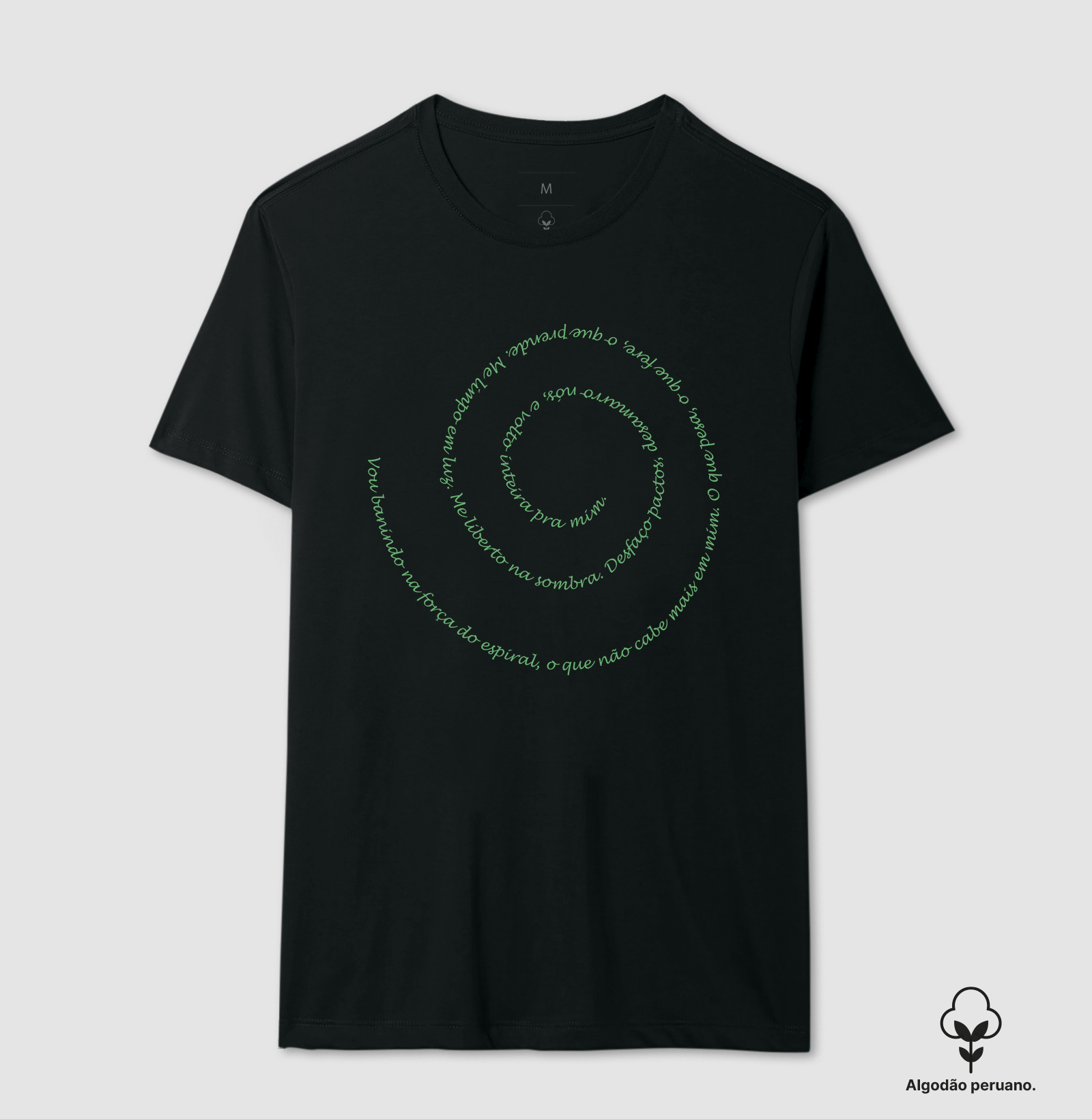 Camiseta Algosão Peruano Vou banindo na força do espiral