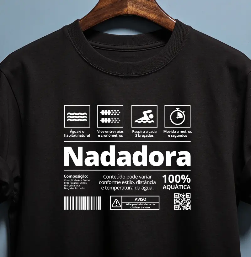 Rótulo Nadadora