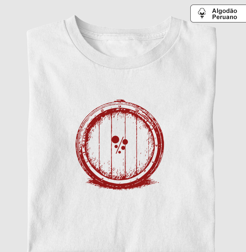 Camiseta Brasil de Vinhos - Barrica Vinho