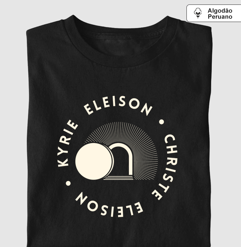 Kyrie Eleison, Christe Eleison Misericórdia - Algodão Peruano