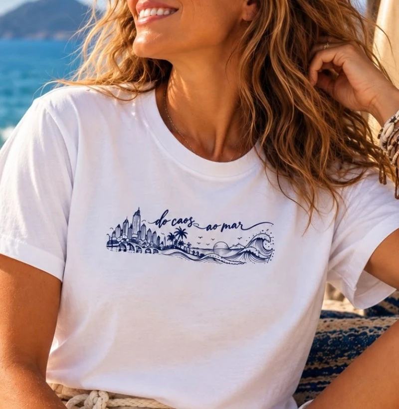 Do caos... ao mar - Camiseta