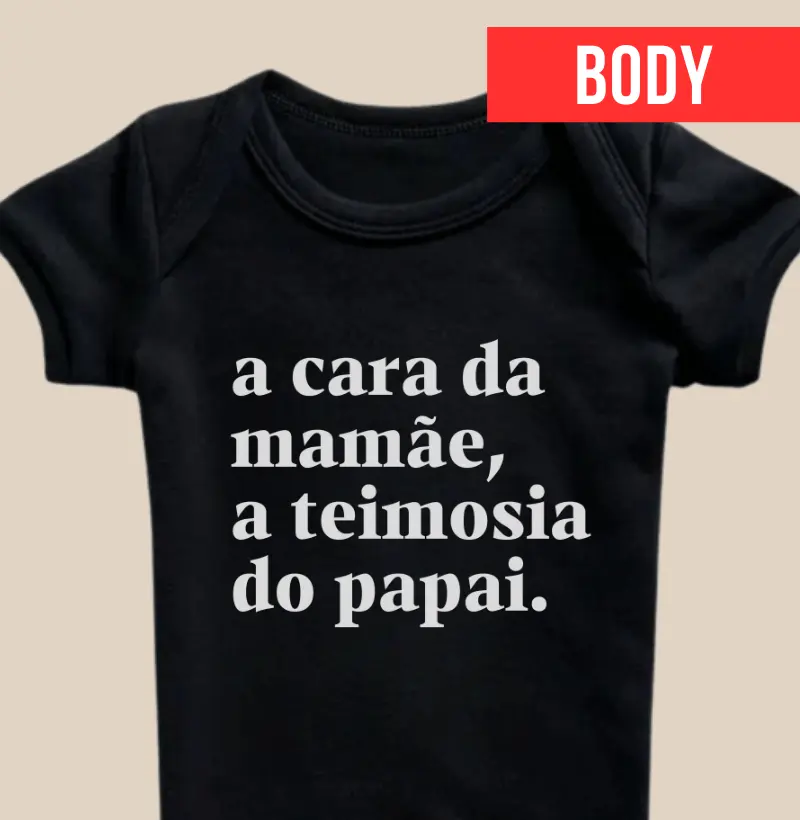 A cara da mamãe a teimosia do papai