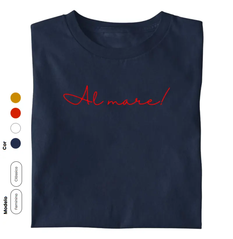 Al Mare estampa vermelha