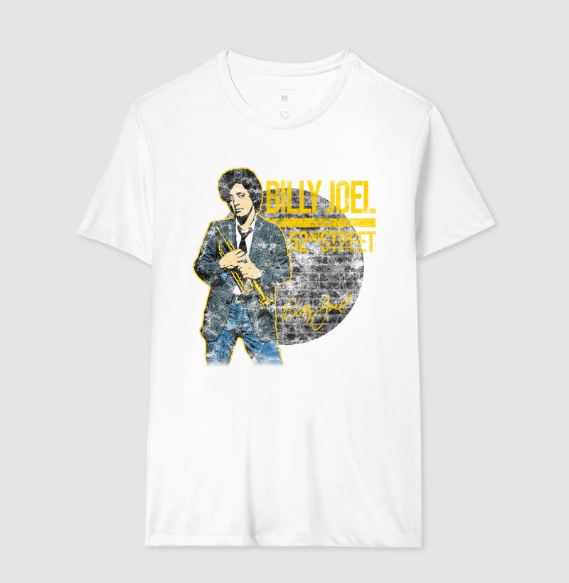 Camiseta Billy Joel | 52ND Street | Rock Doc.