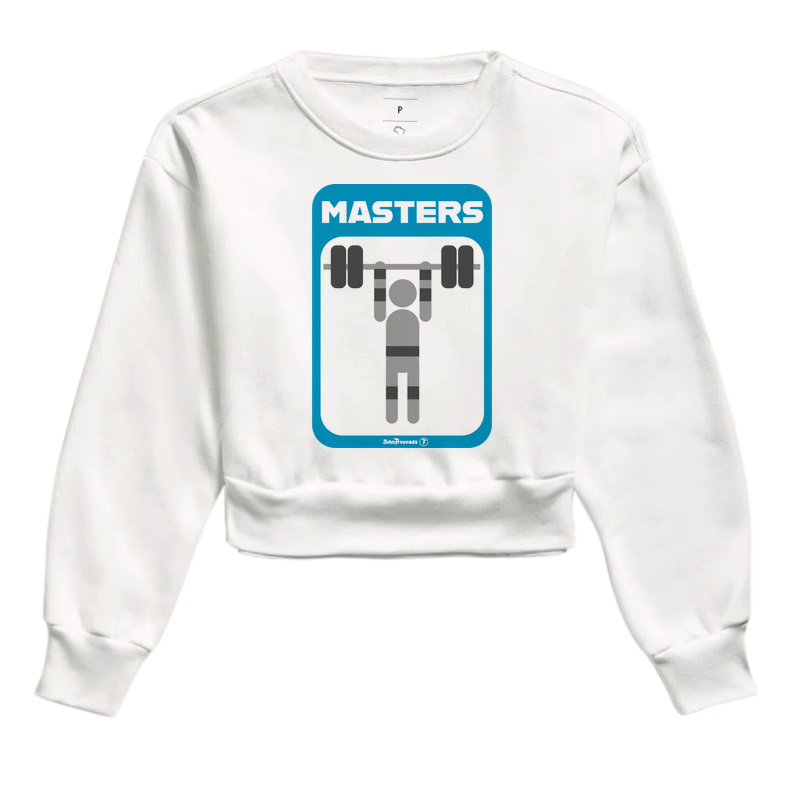 Cropped moletom Placa Masters