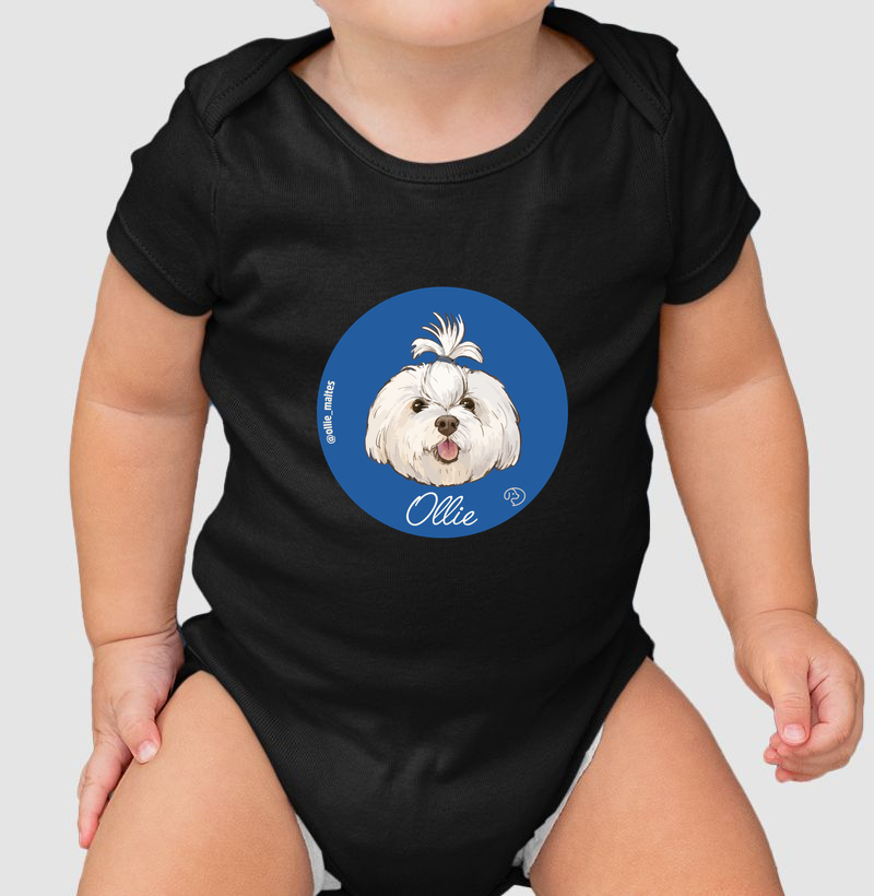 Ollie Azul - Body Infantil