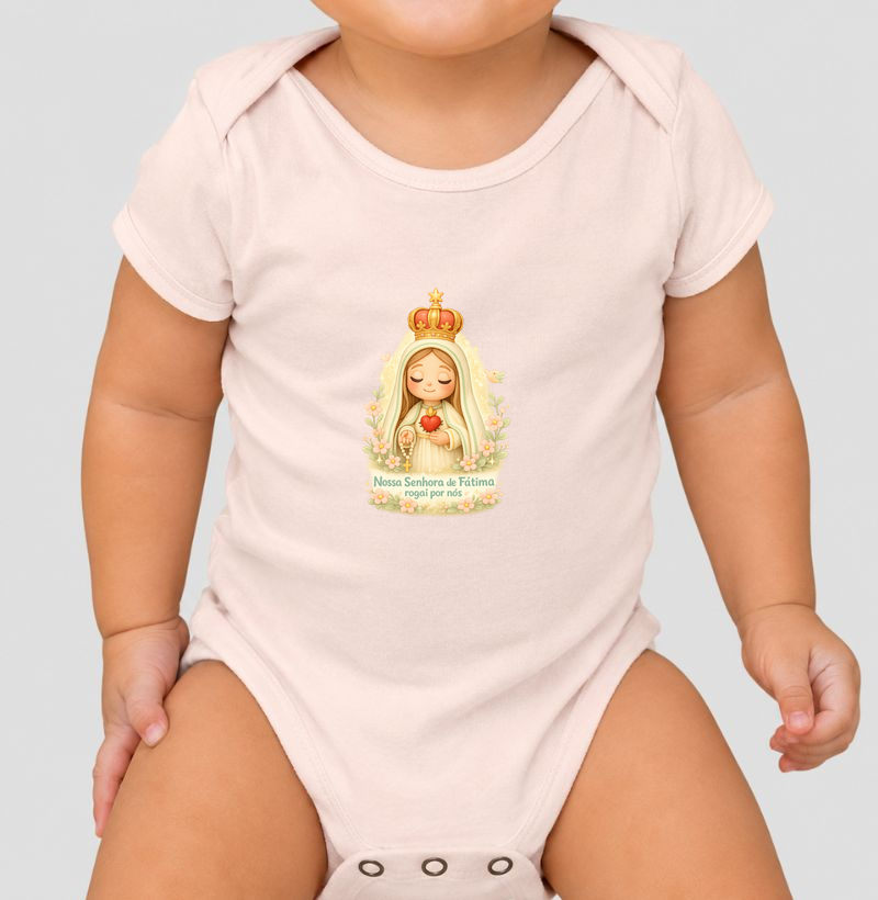 Body Infantil Nossa Senhora de Fátima