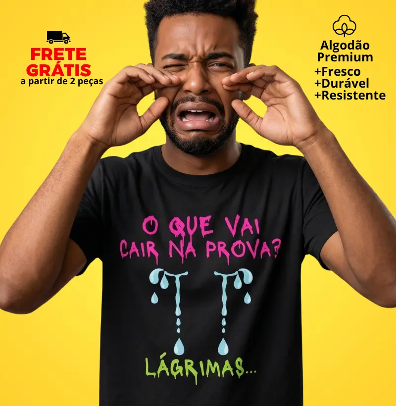 Camiseta O que Vai Cair na Prova