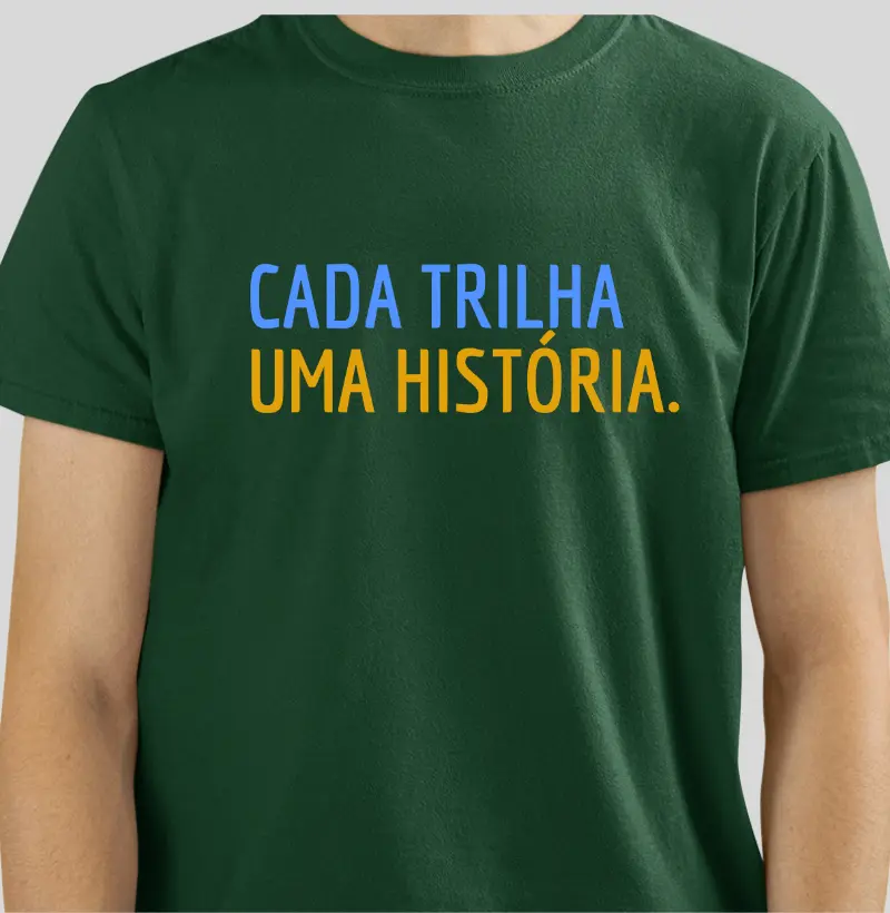 Camiseta Cada Trilha Uma História