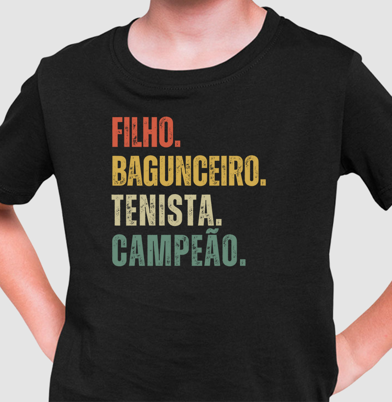 FILHO. BAGUNCEIRO. TENISTA. CAMPEÃO