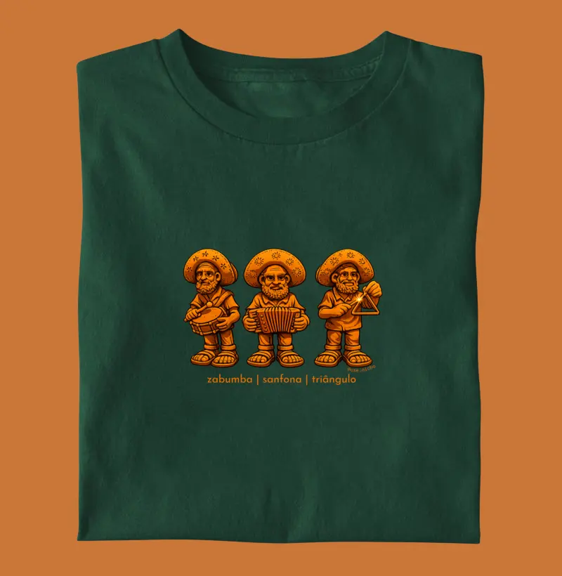 Zabumba, sanfona e triângulo