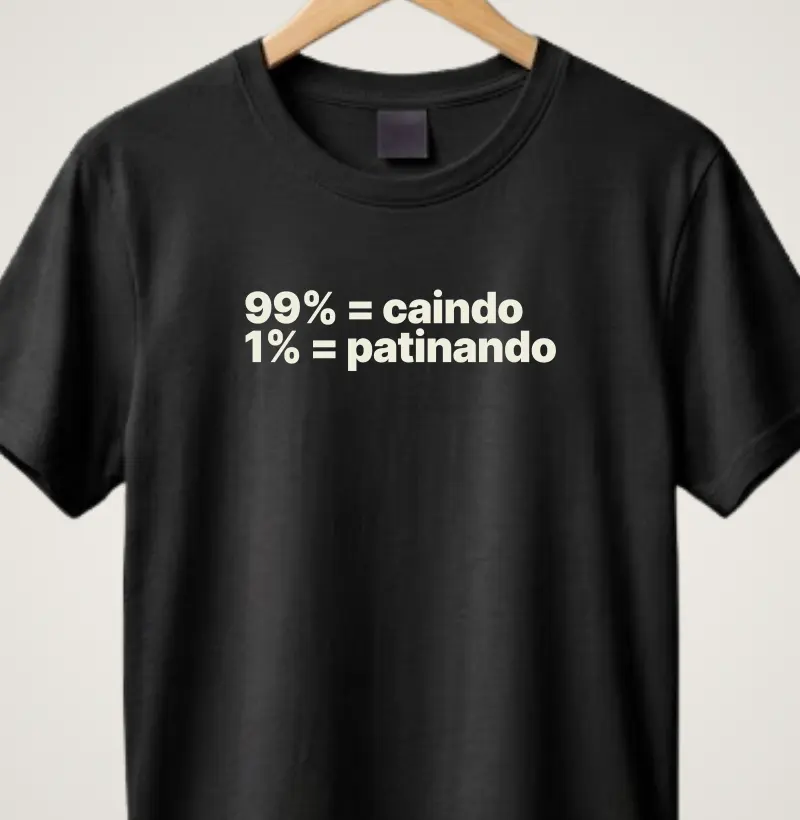 99% do tempo caindo