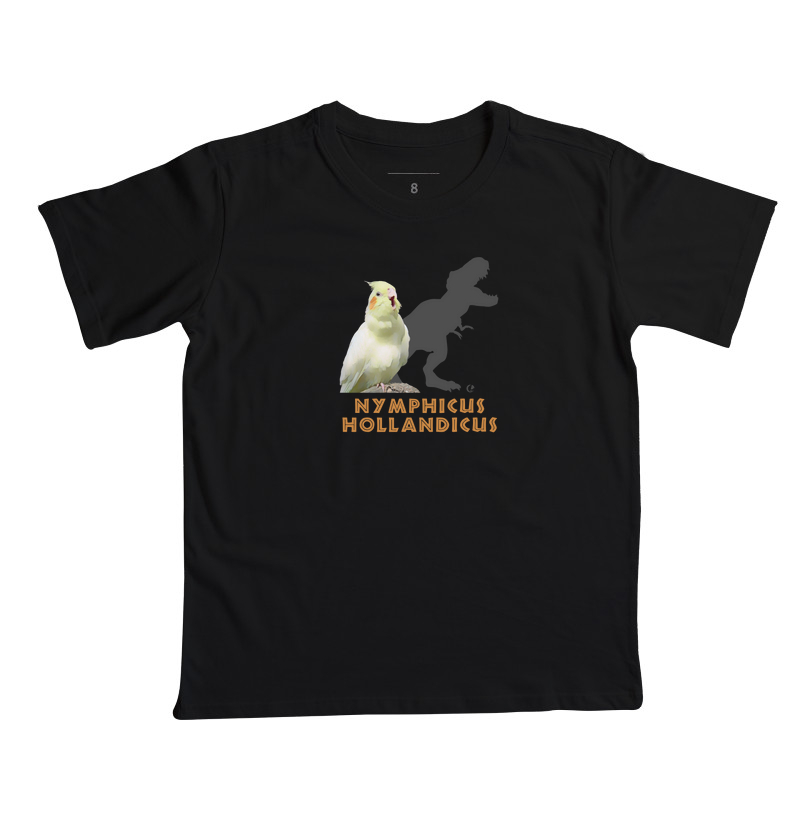 Camiseta Infantil Calopsita - Pré-histórica