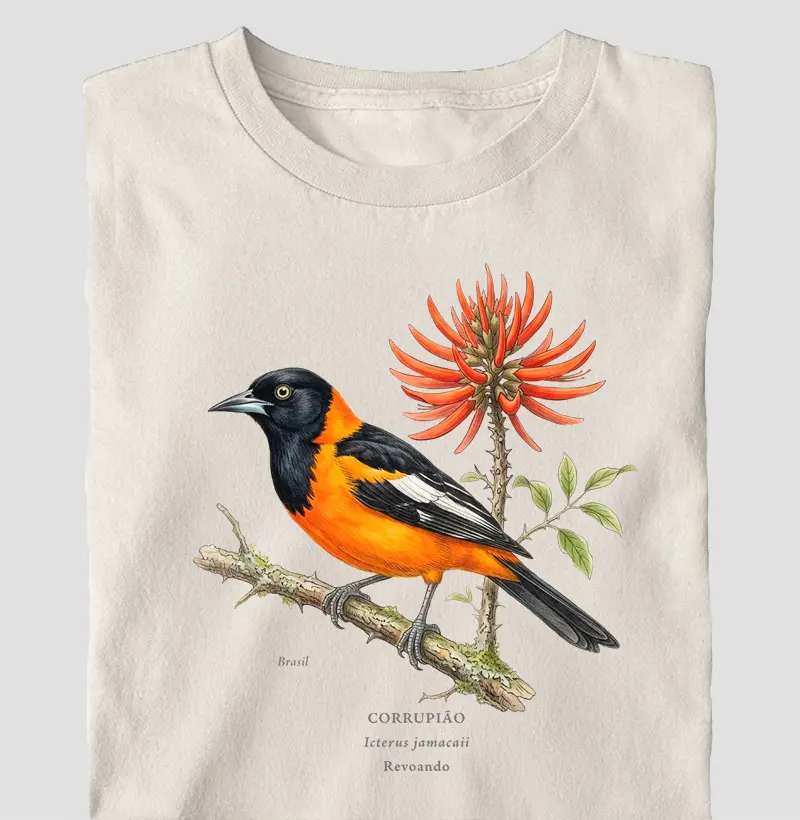 Naturalistas - Corrupião - Camiseta Oversized