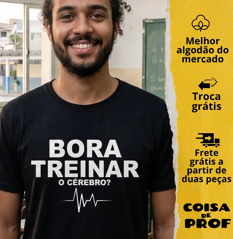 Camiseta Bora Treinar o Cerebro