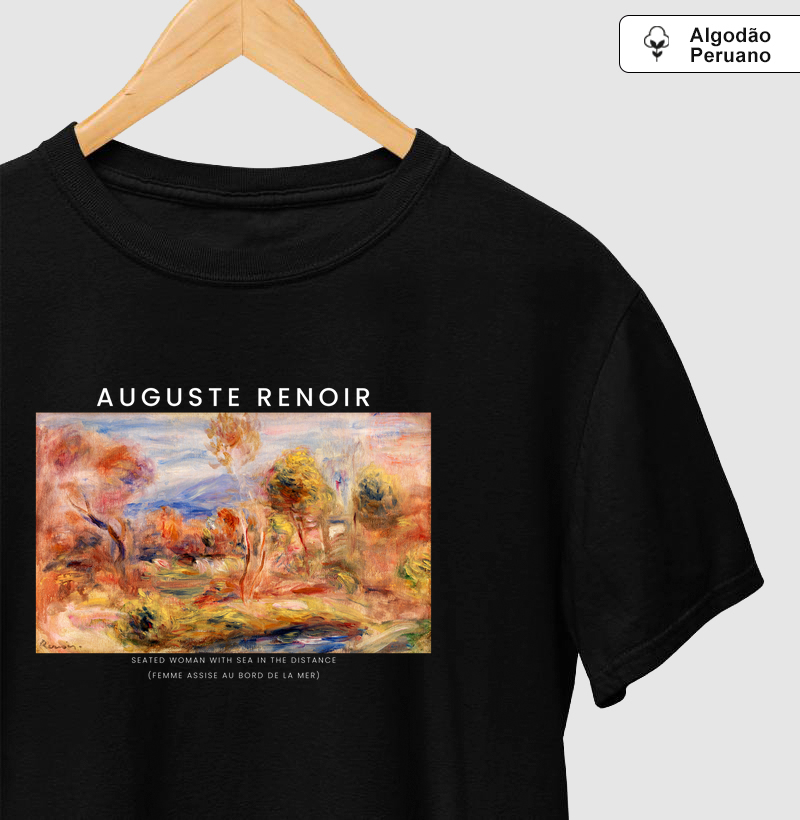 Seated Woman with Sea in the Distance (1917) - Renoir