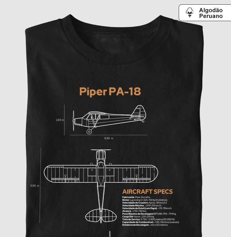 Piper PA-18 - Blueprint
