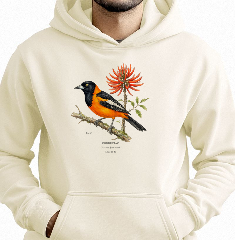 Naturalistas - Corrupião - Moletom Hoodie - Hoodie Moletom