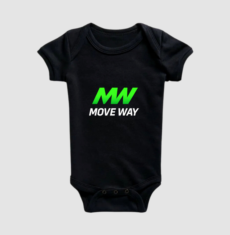 Body Infantil MW Move Way . Coleção Kids. Meninos e Meninas. Algodão Premium.