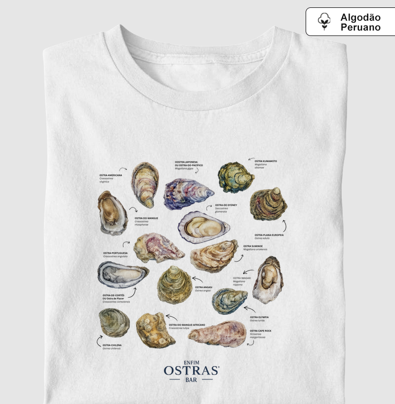 Camiseta Oysters 101 - por Enfim