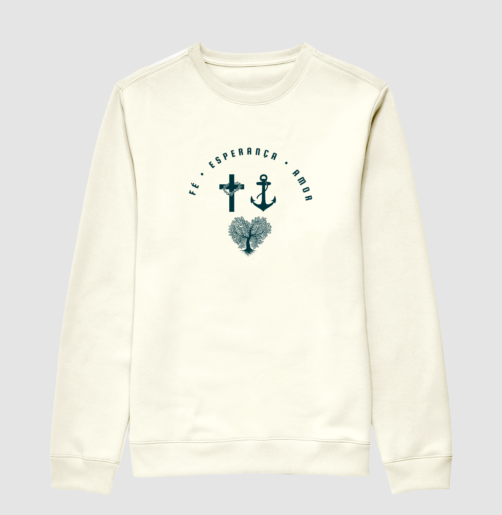 Camiseta Tríade da Fé, Esperança e Amor