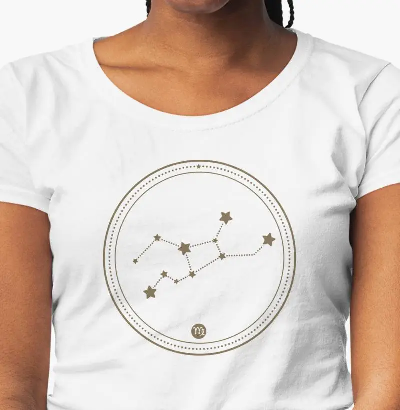 Camisa Feminina Constelação Virgem