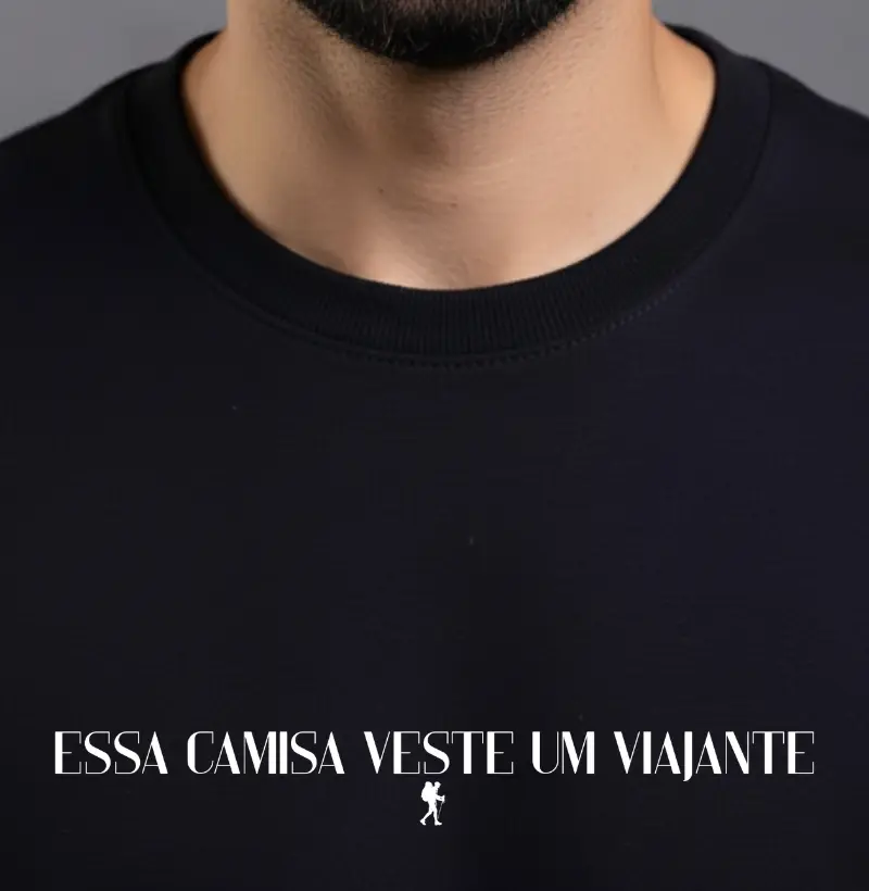 Camiseta Essa Camisa Veste um Viajante | Excursionista
