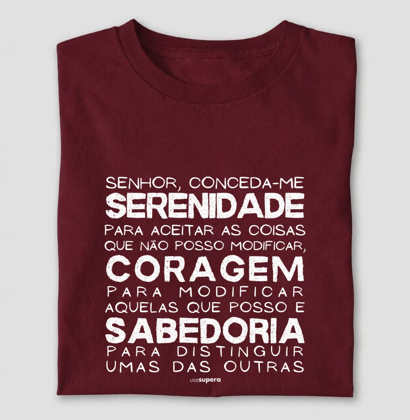 "Oração da serenidade" A