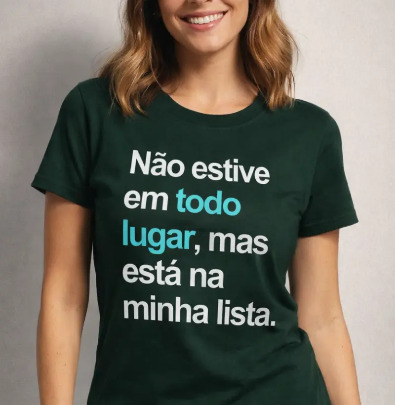 Mas está na minha lista